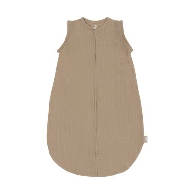 Jollein Slaapzak Zomer Met Afritsbare Mouw - 90 cm - Ajour Biscuit
