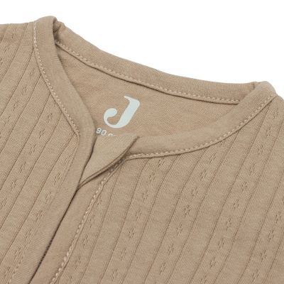 Jollein Slaapzak Zomer Met Afritsbare Mouw - 90 cm - Ajour Biscuit