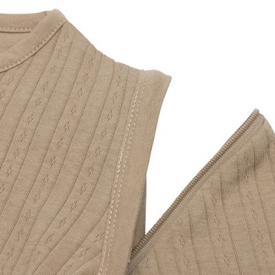 Jollein Slaapzak Zomer Met Afritsbare Mouw - 110 cm - Ajour Biscuit