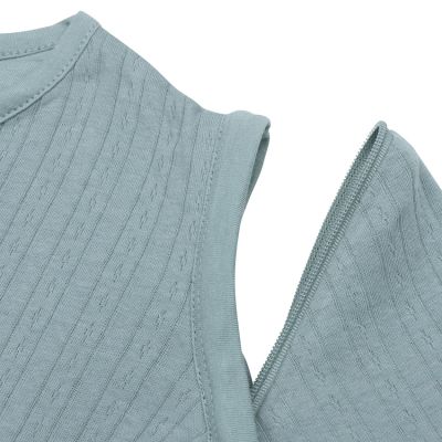 Jollein Slaapzak Zomer Met Afritsbare Mouw - 110 cm - Ajour Seagreen