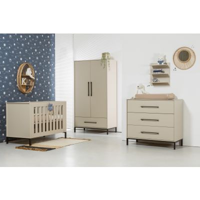 Interbaby Ledikant 60 x 120 - Commode 3 Laden Venus