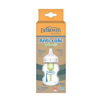 Dr. Brown's Fles Brede Hals Glas Options + 150ml