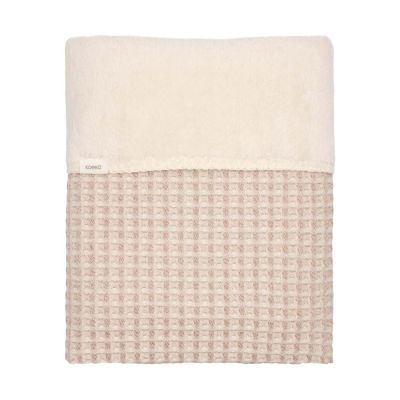 Koeka Wiegdeken – Wafel/Teddy – Crumble – 75x100 cm