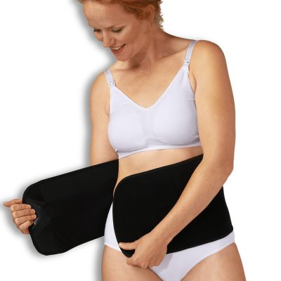 Carriwell Sluitband Belly Binder Biokatoen Zwart L/XL