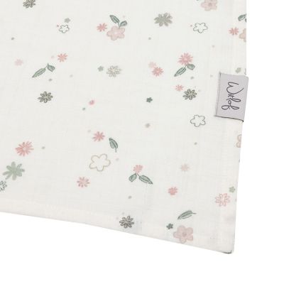 Witlof For Kids Vintage Flowers Hydrofiele Doek XL - 110 x 110 cm 