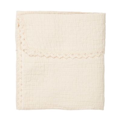 Koeka Ledikantdeken Lace Elba Natural 100 x 150 cm