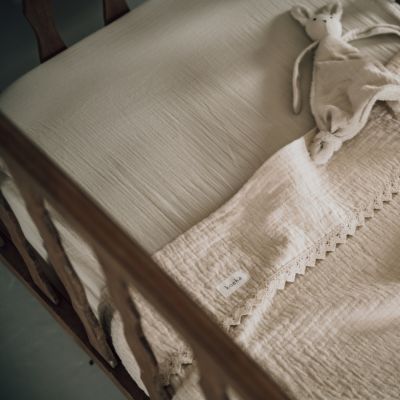 Koeka Ledikantdeken Lace Elba Blush 100 x 150 cm