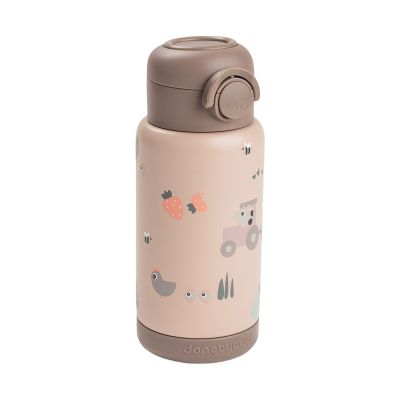 Done By Deer Thermos Drinkfles Rietje - 340 ml - Tiny Farm - Powder