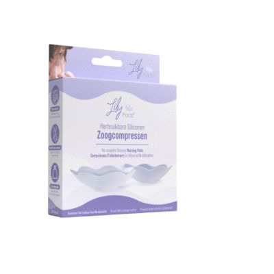 LilyPadz Herbruikbare Siliconen Zoogcompressen 2-Pack
