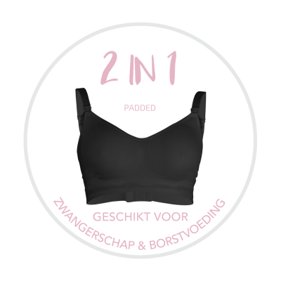 Carriwell Voedingsbeha Padded Zwart L