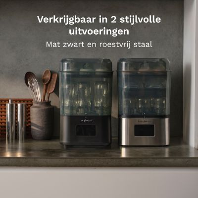 Baby Brezza SuperQuick Sterilisator & Droger - Matt Black