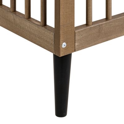 Bopita Zara Ledikant 60x120 cm - Walnoot Bopita Zara Ledikant 60x120 cm - Walnoot