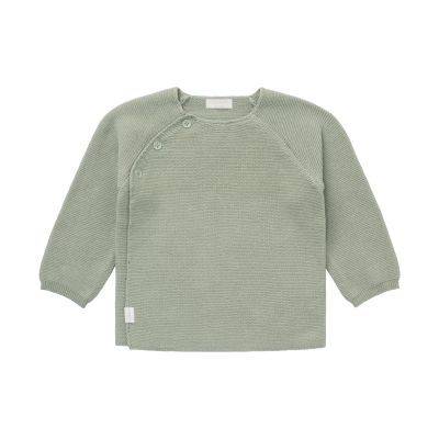 Noppies Pino Gebreid Overslagvest - Maat 50 - Iceberg Green Noppies Pino Gebreid Overslagvest - Maat 50 - Iceberg Green
