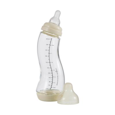 Difrax S-Fles Glas Smal 250ml Popcorn