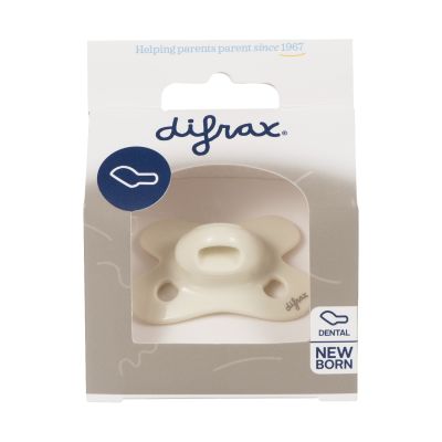 Difrax Fopspeen Uni Creme Dental -2/+2mnd Newborn