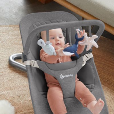 Ergobaby Ocean Wonders Toy Bar Bouncer Evolve - Charcoal Grey