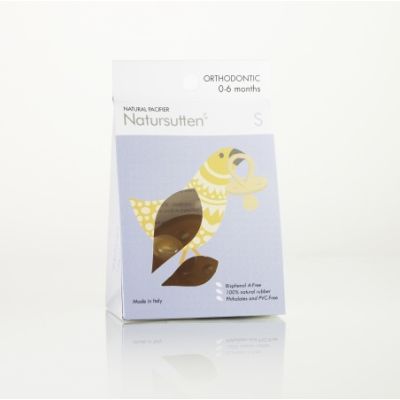 Natursutten Fopspeen Rond Anatomisch 0-6mnd Natursutten Fopspeen Rond Anatomisch 0-6mnd