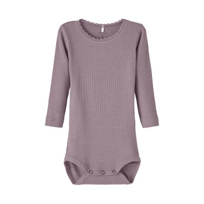 Name It Kab Lace Romper - Mt. 68 - Elderberry Melange