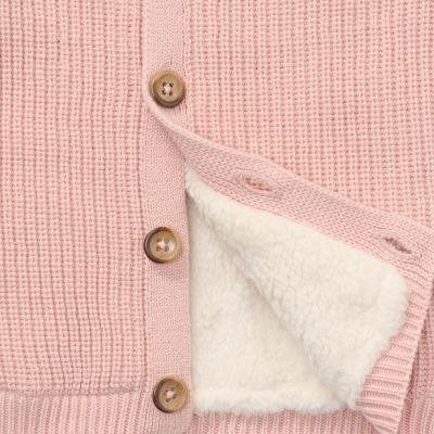 Noppies Nevers Gebreid Vest - Maat 56 - Rose Smoke Noppies Nevers Gebreid Vest - Maat 56 - Rose Smoke