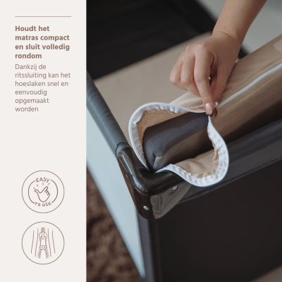 Meyco Campingbed Matrashoes Sand