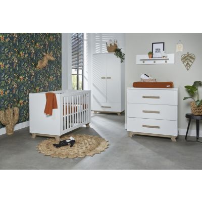 TWF Ledikant 70 x 140 Incl. Juniorzijden - Commode Bergen