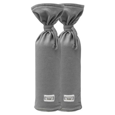 Meyco Kruikenzak 2pck Basic Jersey Grijs