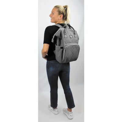 Dooky Diaperbackpack Large Grey Melange