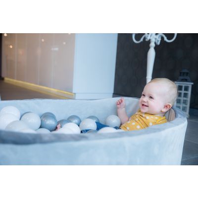 Bo Jungle Ballenbad B-Bal Pit Play Gym Grey