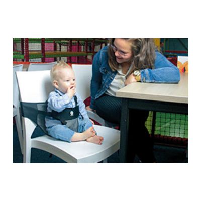 Dooky Travel Chair Black/Grey Melange