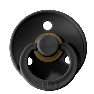 BiBs Fopspeen - Rond - 6-18 Mnd - Black