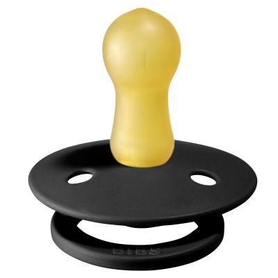 BiBs Fopspeen - Rond - 6-18 Mnd - Black