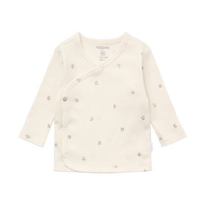 Noppies Overslagshirt Print Lange Mouw - Maat 44 - Egret Noppies Overslagshirt Print Lange Mouw - Maat 44 - Egret