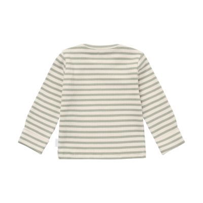 Noppies Shirt Stripe Lange Mouw - Maat 50 - Iceberg Green Noppies Shirt Stripe Lange Mouw - Maat 50 - Iceberg Green