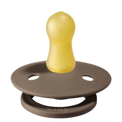 BiBs Fopspeen - Rond - 0-6 Mnd - Dark Oak 