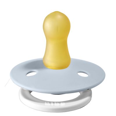 BiBs Glow In The Dark Fopspeen - Rond - 0-6 Mnd - Baby Blue BiBs Glow In The Dark Fopspeen - Rond - 0-6 Mnd - Baby Blue