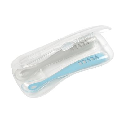 Béaba Lepel Siliconen Windy Blue 4+ Maanden (2 Stuks)