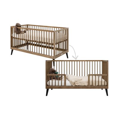 Bopita Zara Bedbank 70x140 cm - Walnoot Bopita Zara Bedbank 70x140 cm - Walnoot