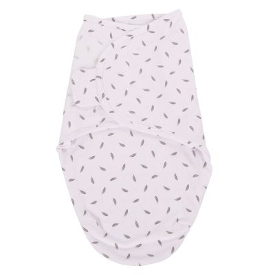 Bo Jungle Baby Wrap Feathers Grey Small