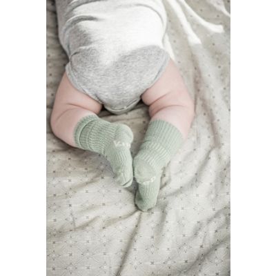 KipKep Blijf-Sokjes - 12-18 Mnd - 2-Pack - Calming Green