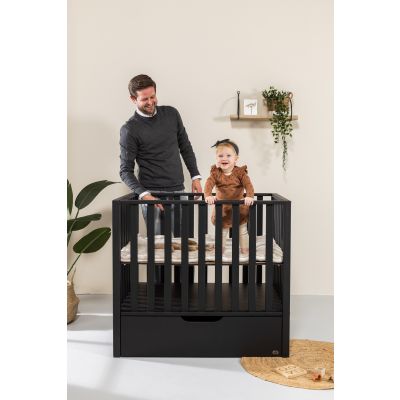 TWF Box Bas Met Lade Mat Zwart TWF Box Bas Met Lade Mat Zwart