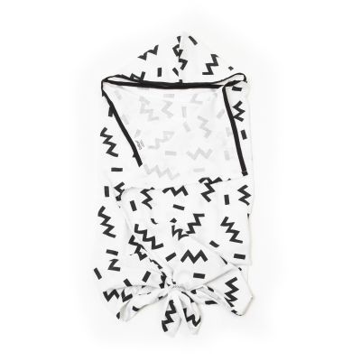 KipKep Blenker Badcape - 100 x 70 cm - Memphis White