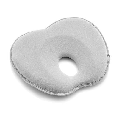 Babyjem Kussen Vlak Hoofd Preventie Grey