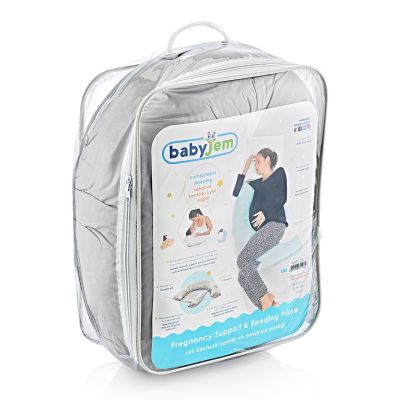 Babyjem Slaap En Voedingskussen Grey