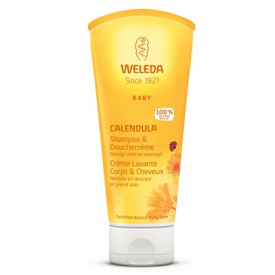 Weleda Calendula Voordeelset 2-Pack Babyshampoo En Douchecreme En Billenbalsem