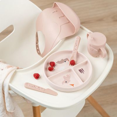 Done by Deer Stick & Stay Vakjesbord - Playground - Rond - Silicone - Powder