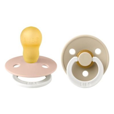 Bibs Fopspeen Round 18mnd+ Glow Blush/Vanilla (2 stuks)