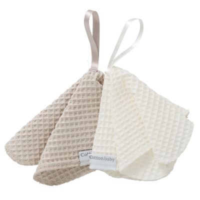 Cottonbaby Speendoekje Wafel Room