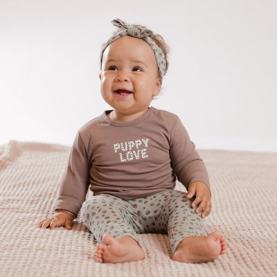 Babylook Puppy Love T-Shirt - Mt. 68 - Deep Taupe