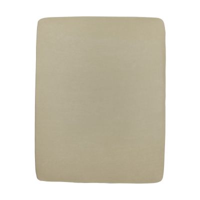 Meyco Hoeslaken Boxmatras Jersey Taupe 75 x 95 cm