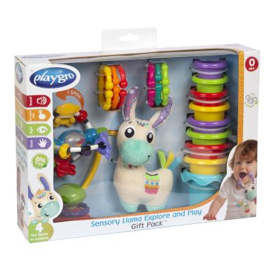 Playgro Sensory Lama Explore and Play Gift Pack